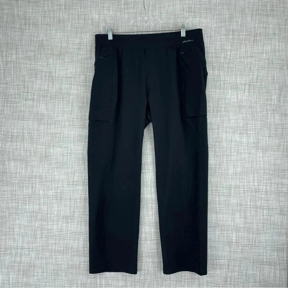 Eddie Bauer Womens Size T12 Black activewear pants 2169 - Picture 1 of 11